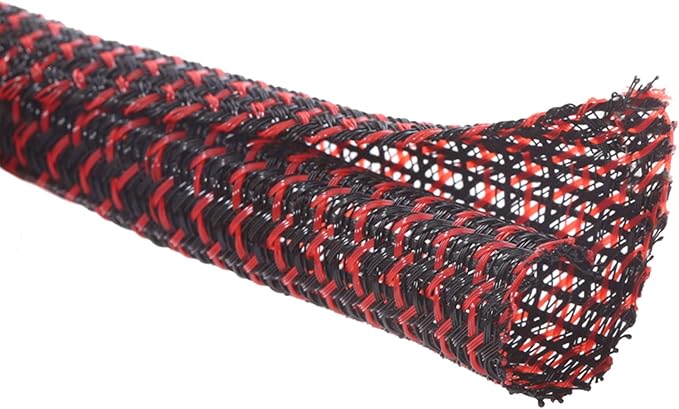 Alex Tech 25ft - 1 inch Cord Protector Wire Loom Tubing Cable Sleeve Split by AlexTech