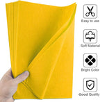 20 Pcs Yellow Felt Fabric Sheet 8" x 12" Assorted Color Felt Fabric Sheets - Image 3