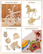 24 Pack Basswood Sheets for Crafts-12 x 12 x 1/8 Inch- 3mm Thick Plywood Sheets - Image 5