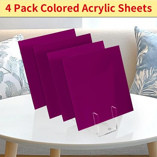 1/8 Thick 10 x 10 inch Acrylic Sheets - Image 5
