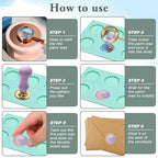 Wax Seal Mat with 50pcs Removable Sticky Dots, Silicone Wax Seal Mold - Image 5