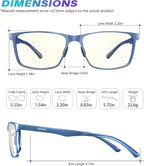 ANYLUV Blue Light Glasses Men, Relieve Eyestrain and Eye Protection, Al-Mg - Image 4