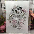 TIAMECH A4 Reusable Chinese Dragon Stencil - Image 4