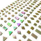 Iridescent Amber Glass Mosaic Tiles - Image 5