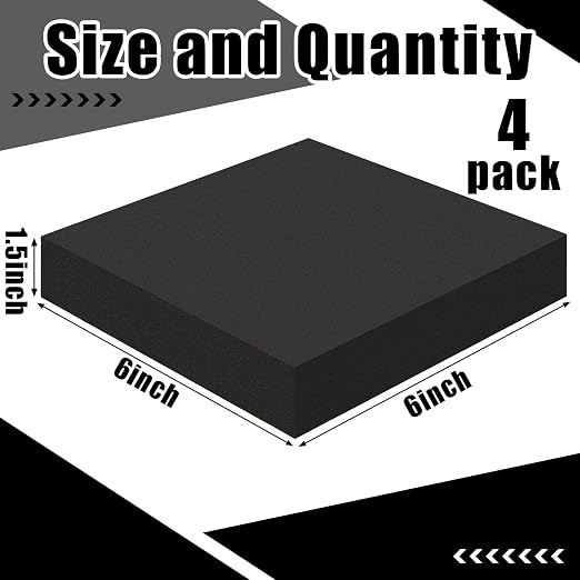 4 Pcs 1.5" Thick Foam Padding Sheet - Image 2