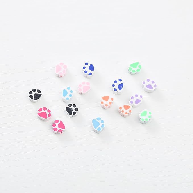 100pcs Mixed Polymer Clay Spacer Beads - Image 3