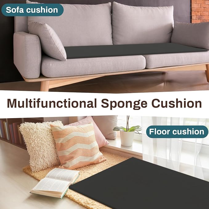 Frienda 1 Pack 118" x 60" x 0.2" Upholstery High Density Craft Sheets Cushion - Image 6