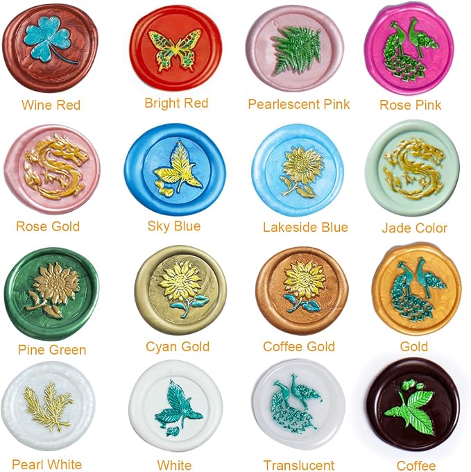 Wax Seal Stick, 15 Pieces Glue Gun Wax Seal Sticks - Image 5