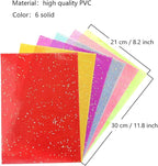 AOUXSEEM Jelly Transparent Leather Vinyl Sheets, Candy Solid Colors Waterproof - Image 6