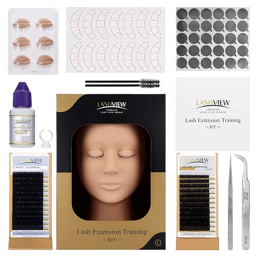 LASHVIEW Lash Extension Kit, Eyelash Extension Kit, Professional Eyelash - Image 3