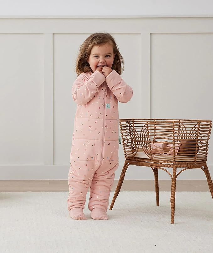ergoPouch 3.5 TOG Sleeping For Baby Girl and Boy - Our Sleeping Provide Ultimate Comfort - Baby Easy Diaper Changes - Made with Breathable Materials (6-12 Months, Daisies)