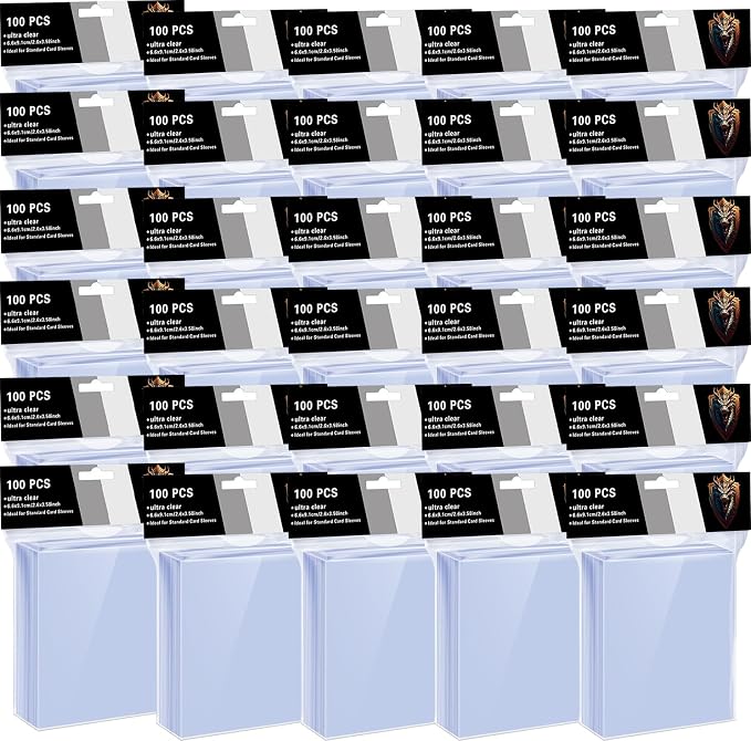 3000 Counts Card Sleeves for Trading Cards, Soft Penny Card Sleeves, Sports by ZLinwly