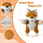 6 Pcs Animal Hand Puppets for Kids - Image 3