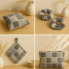 Cotton Satin Patchwork Fabric Panel – 35 Designs, 20×20 cm Squares, Single - Image 8