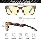 ANYLUV Blue Light Blocking Glasses Men Computer Gaming Glasses Lightweight - Image 6