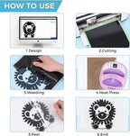 Black Heat Transfer Vinyl 12" x 10ft Black Iron On Vinyl - Image 5