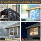 Window Privacy Film One Way Daytime Privacy Static Cling Sun Blocking Anti UV - Image 5