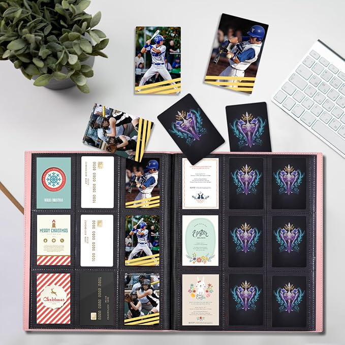 Card Binder, 360 Pockets Upgraded Trading Card Binders, Cards Collection Binder - Image 7