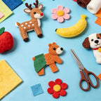 40 Pcs Colored Felt Fabric Sheets, 8 Inch X 12 Inch 1mm Craft Felt, Felt Sheets - Image 5