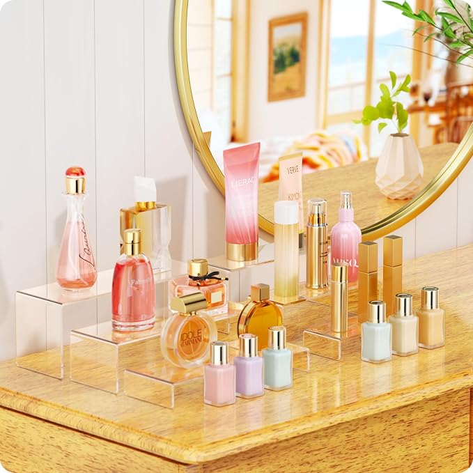 NIUBEE Acrylic Display Riser, Collectibles Display Stands Shelf - Image 6