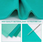 Whaline 18Pcs Felt Fabric Sheets Soft Thick Assorted Turquoise Craft Felt Pack - Image 3