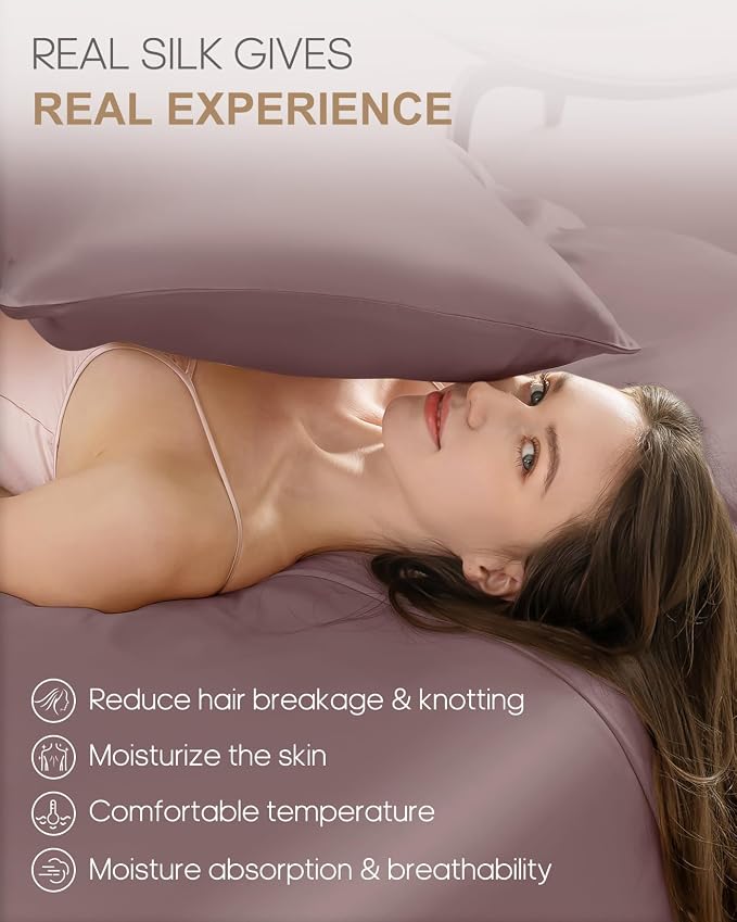 THXSILK Natural 22 Momme 100% Mulberry Silk Pillowcase - Image 3