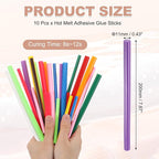 PATIKIL Hot Glue Sticks for Glue Gun, Dark Purple - Image 2