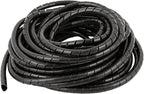 45 Ft Spiral Cable Wrap – 1/4 inch Diameter, PE Wire Organizer by LANBEAUTIFY