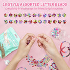 ARTDOT 800 Pieces Assortment Letter Beads - Image 3