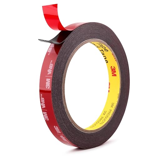 3M Double Sided Tape, Heavy Duty, 1/2” x 18Ft, Waterproof Foam Mounting Tape by AdhesiveTapeAppliedtoLife