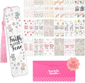 Kaciola 36 Sheets Faith Theme UV DTF Bookmark Wraps, Acrylic Bookmark Blanks UV by Kaciola