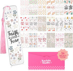 Kaciola 36 Sheets Faith Theme UV DTF Bookmark Wraps, Acrylic Bookmark Blanks UV by Kaciola