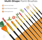 Nicpro Acrylic Paint Set, 36 Colors x 2 oz/60 ml - Image 8