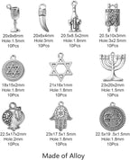 DanLingJewelry 100Pcs 10 Styles Tibetan Religion DIY Bracelet & Necklace Making - Image 2