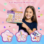 TingingYuli Friendship Bracelet Making Kit, 3-Layer Storage Box, Gift 6-12 | - Image 5