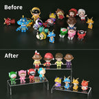 HIIMIEI Acrylic Display Riser, 3 Step 12" Large Acrylic Risers, Thickened to - Image 7