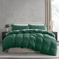 Nestl Dark Green California King Duvet Cover Sets by Nestl