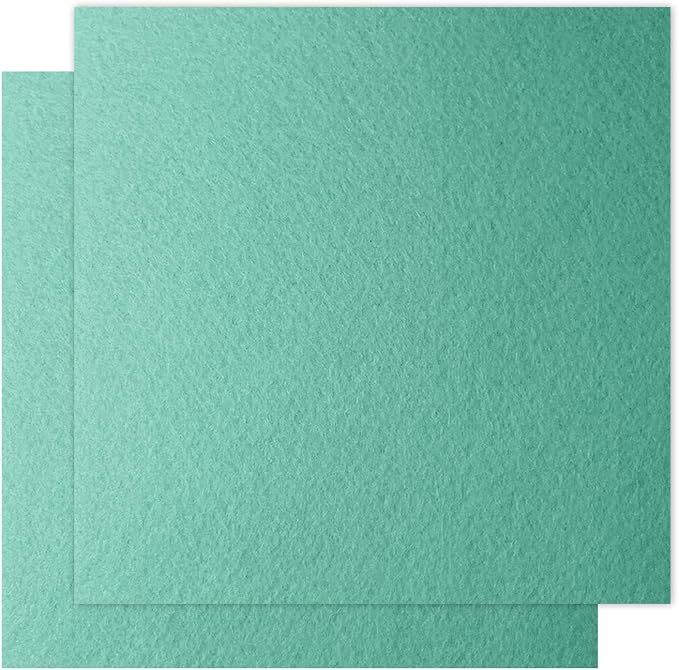 12" x 12" Felt Fabric Sheets for Crafts, Squares Felt Fabric Sheets, 1mm Thick by Unknown