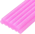 uxcell Mini Hot Glue Sticks for Glue Gun 7mm x 100mm Glitter Light Pink 12pcs by uxcell