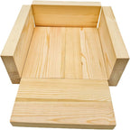 6PCS Rectangle Wood Boards Unfinished Wood Blocks - Image 7