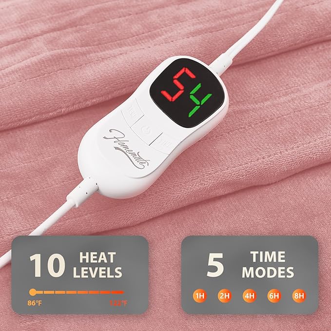 Homemate Electric Heated Blanket Queen Size - Image 4