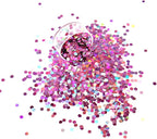 12 Assorted Colors 3mm Holographic Extra Chunky Hexagon Glitter - Image 3