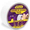 ATack Extra Sticky Clear Double-Sided Tape, 2-Inch x 20-Yards by ATack
