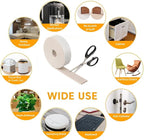 Felt Strips with Adhesive Backing – Furnigear Heavy Duty Cuttable Felt Tape - Image 4