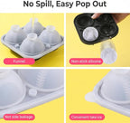 Large Ice Cube Tray, Silicone Ice Cube Trays - Image 4