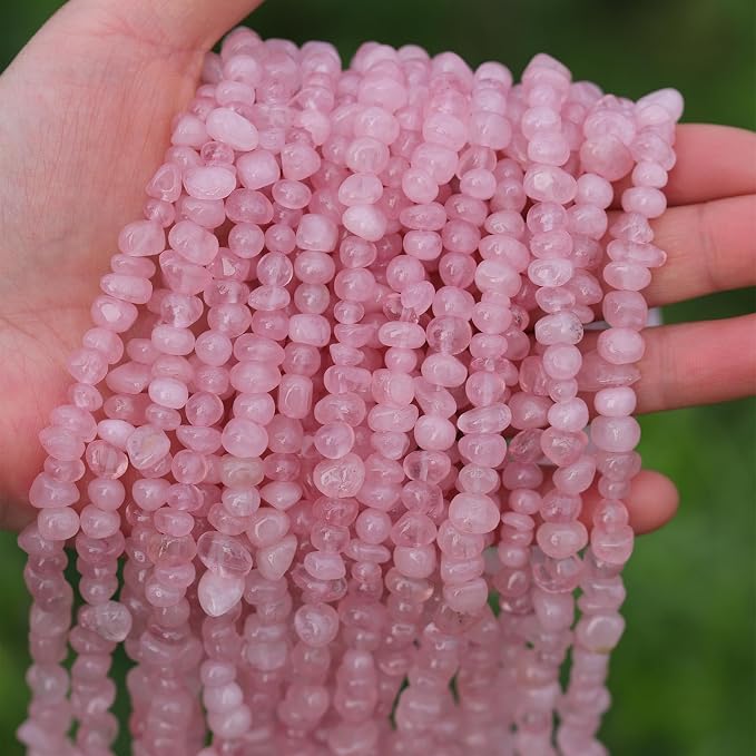 400pcs Natural Chip Stone Beads - Image 5