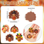 Augshy 64 Pcs Turkey Resin Charms, Thanksgiving Charm - Image 2