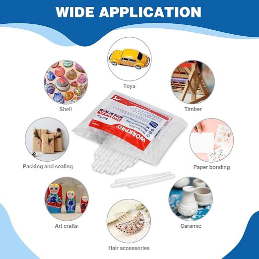 WORKPRO Hot Glue Sticks, Compatible - Image 7