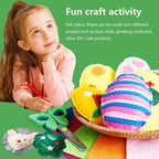 Jtnohx Color Felt, Soft Felt Sheets, 1.4mm Thick 8"x12" Handicraft Felt Fabrics - Image 7