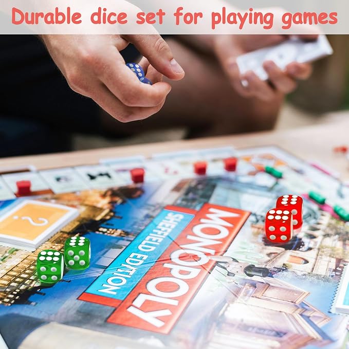 500 Pieces Colored Dice Bulk Set 14 MM 6 Sided Standard Dices - Image 6